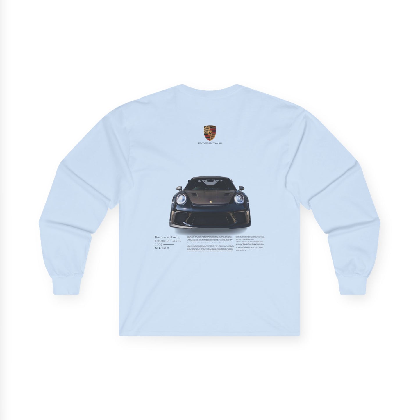 Porsche Unisex Long Sleeve Tee, Car Enthusiast Gift, Vintage Automotive Apparel, Race Day Clothing, Casual Streetwear