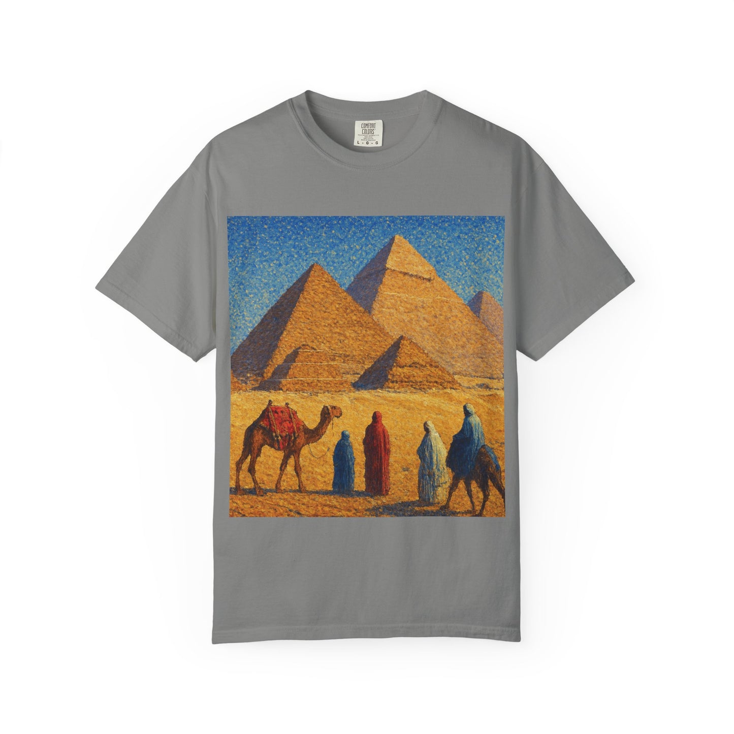 Desert Adventure T-Shirt - Vintage Egypt, Travel Tee, Unisex Gift, Graphic Tee for Wanderers, Summer Style