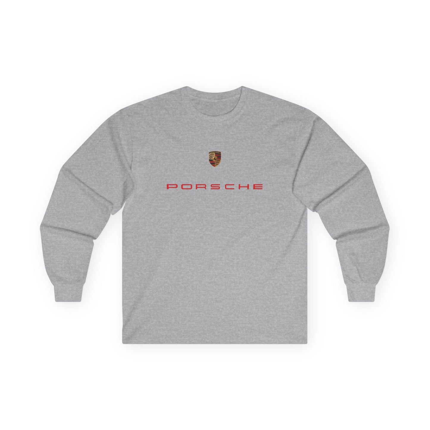 Porsche Unisex Long Sleeve Tee, Car Enthusiast Gift, Vintage Automotive Apparel, Race Day Clothing, Casual Streetwear