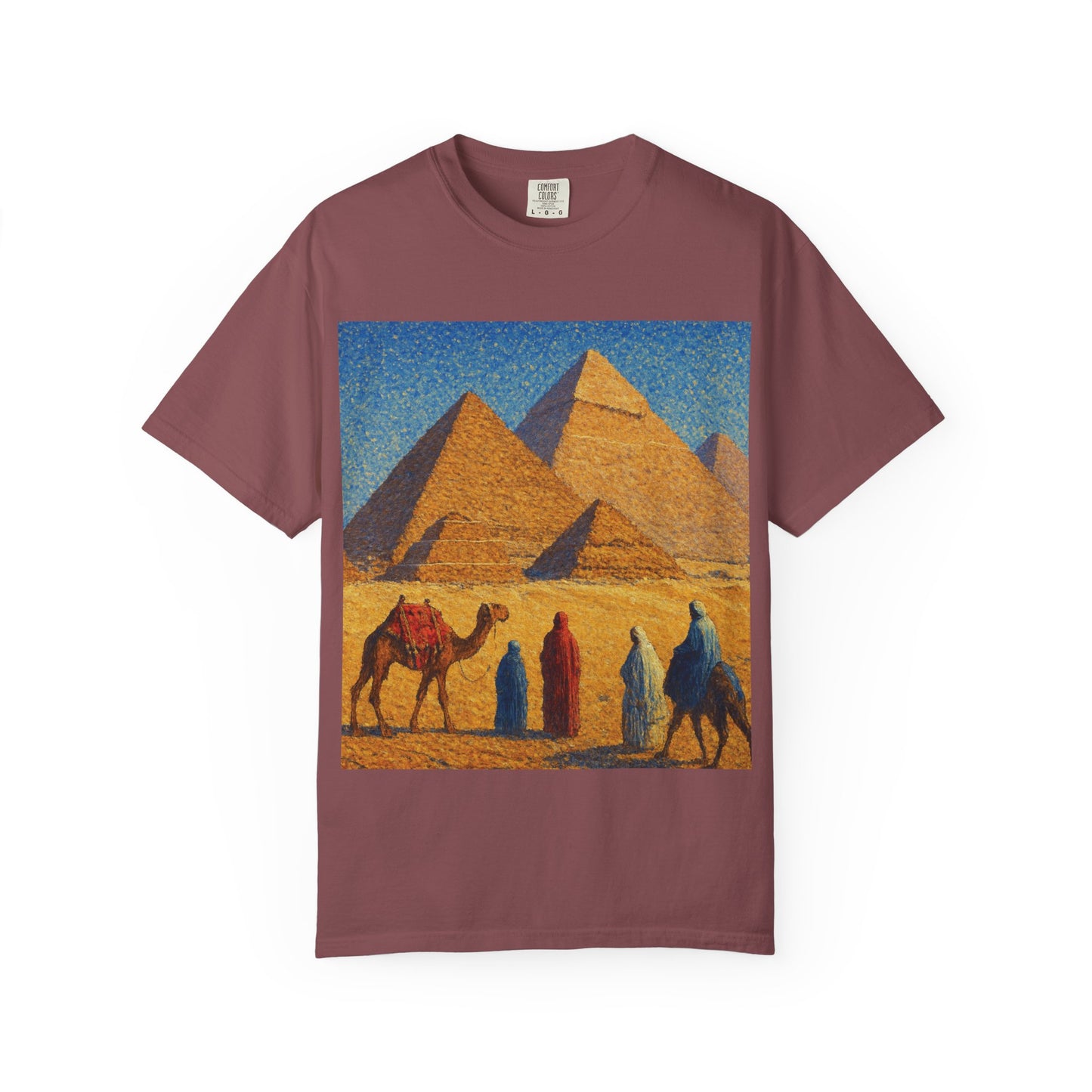 Desert Adventure T-Shirt - Vintage Egypt, Travel Tee, Unisex Gift, Graphic Tee for Wanderers, Summer Style