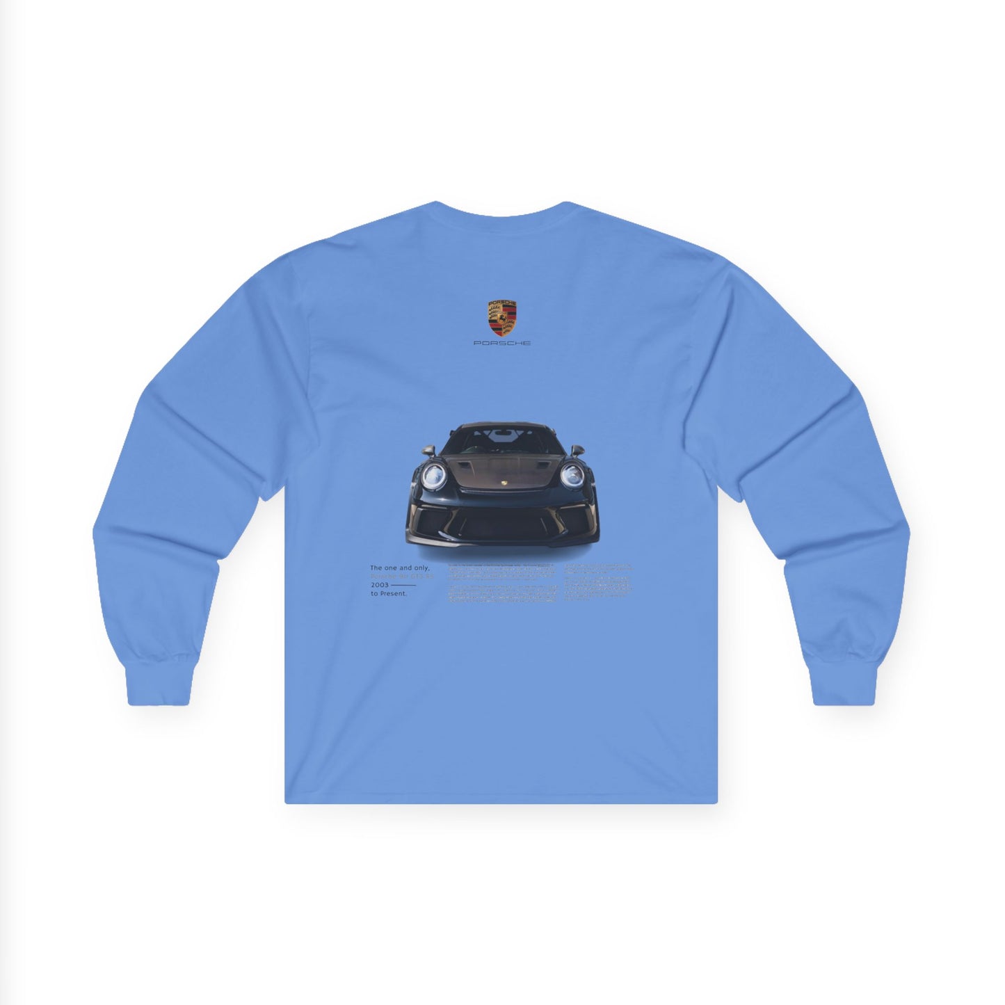Porsche Unisex Long Sleeve Tee, Car Enthusiast Gift, Vintage Automotive Apparel, Race Day Clothing, Casual Streetwear