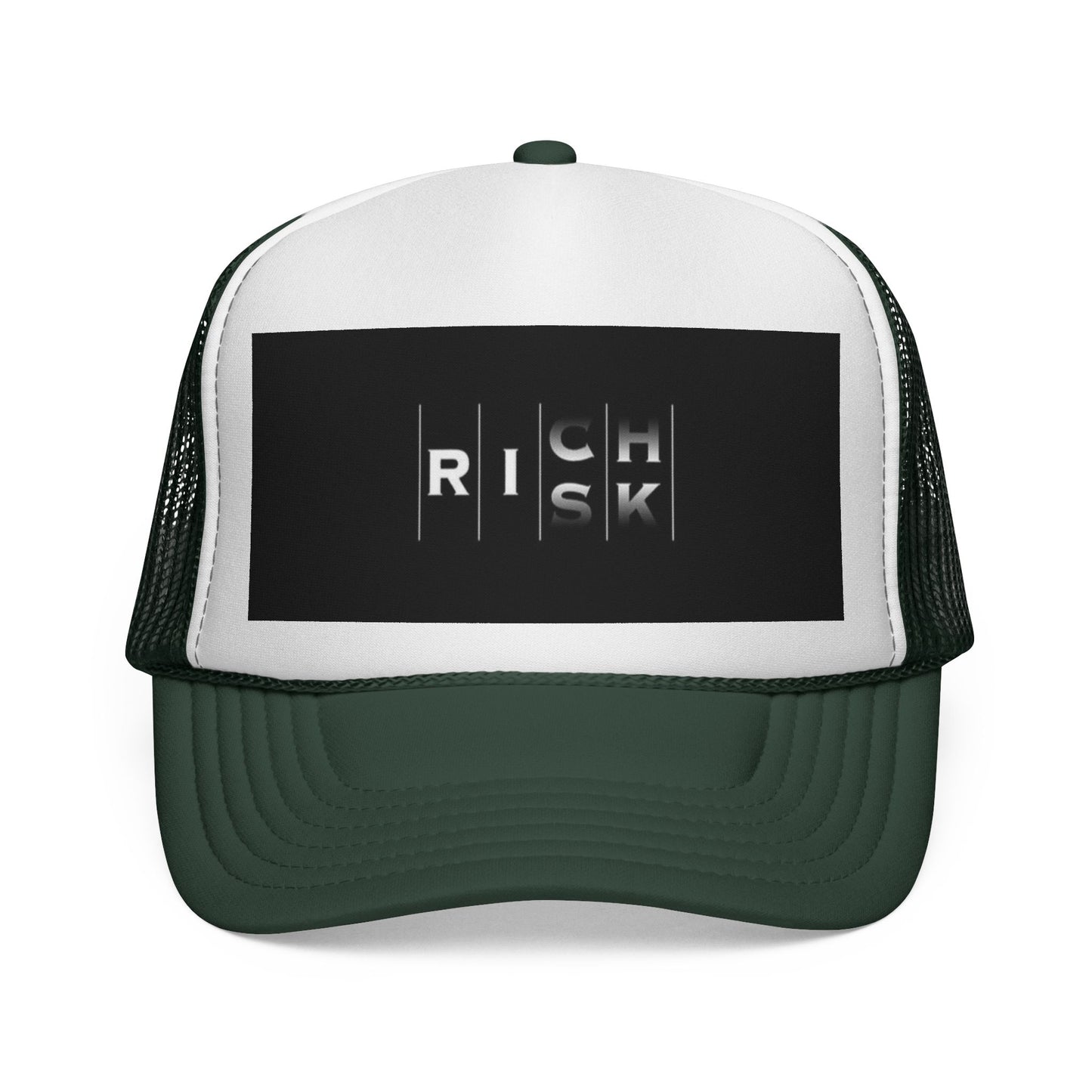 Bold Risk Trucker Cap | Unique Casual Headwear, Summer Accessories, Festival Gear, Gift for Him