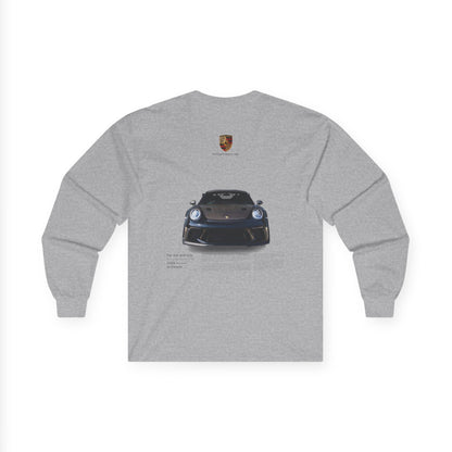 Porsche Unisex Long Sleeve Tee, Car Enthusiast Gift, Vintage Automotive Apparel, Race Day Clothing, Casual Streetwear