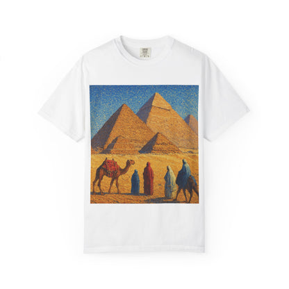 Desert Adventure T-Shirt - Vintage Egypt, Travel Tee, Unisex Gift, Graphic Tee for Wanderers, Summer Style