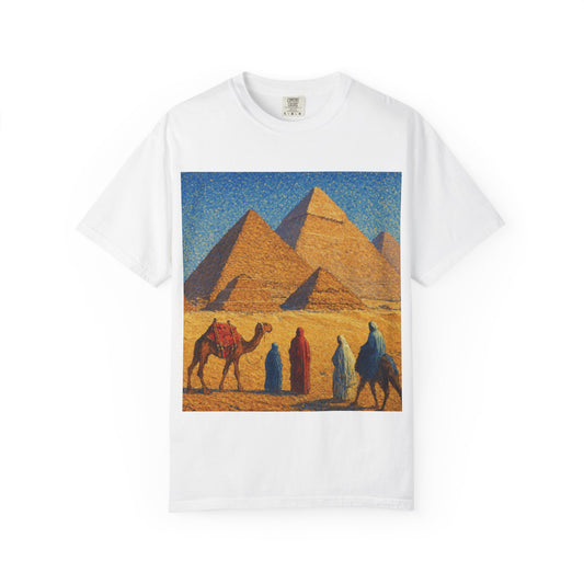 Desert Adventure T-Shirt - Vintage Egypt, Travel Tee, Unisex Gift, Graphic Tee for Wanderers, Summer Style