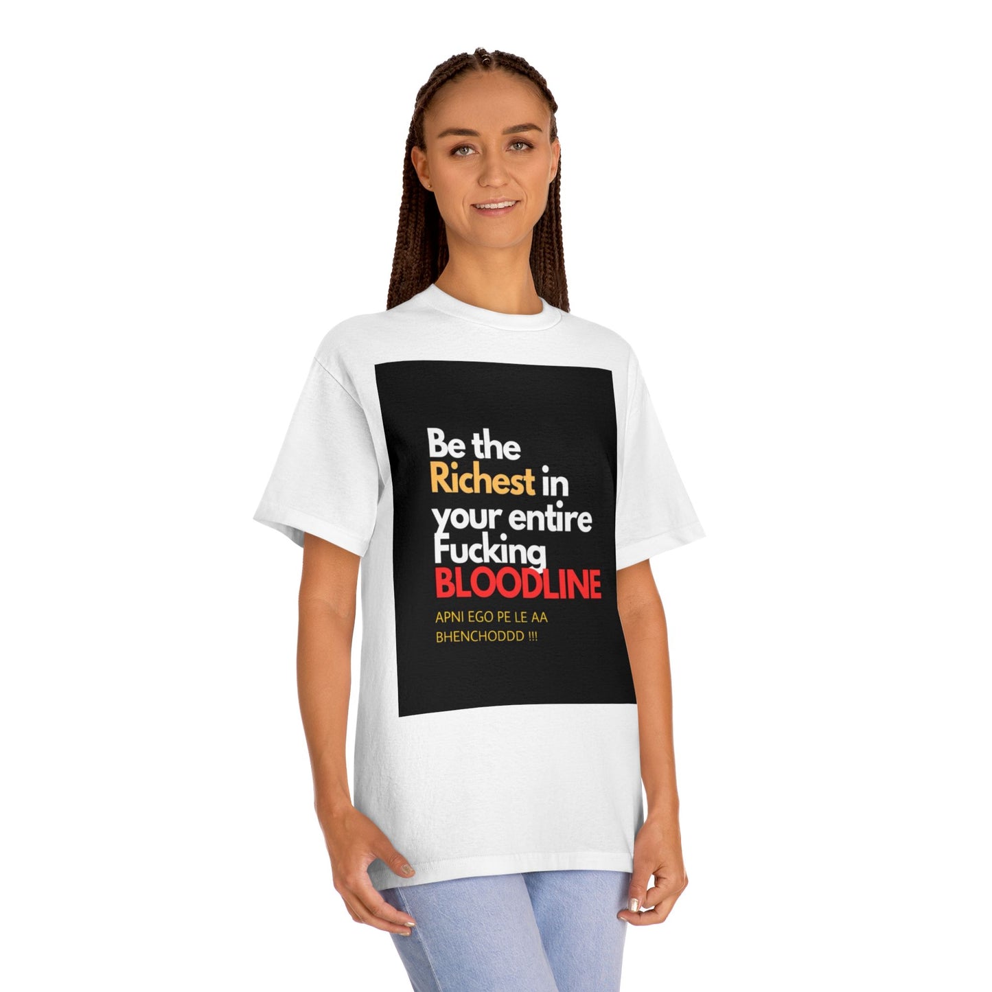 Bold Statement Unisex Classic Tee, Graphic T-Shirt, Motivational Shirt, Unique Gift for Friends, Casual Wear, Everyday Style