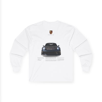 Porsche Unisex Long Sleeve Tee, Car Enthusiast Gift, Vintage Automotive Apparel, Race Day Clothing, Casual Streetwear