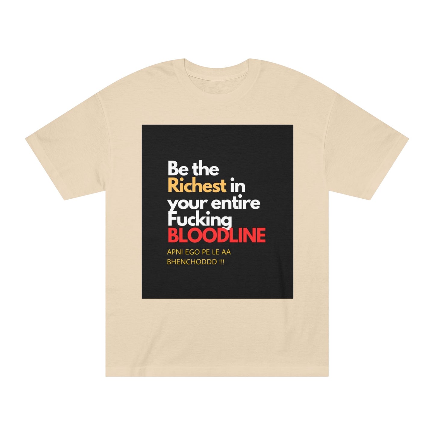 Bold Statement Unisex Classic Tee, Graphic T-Shirt, Motivational Shirt, Unique Gift for Friends, Casual Wear, Everyday Style