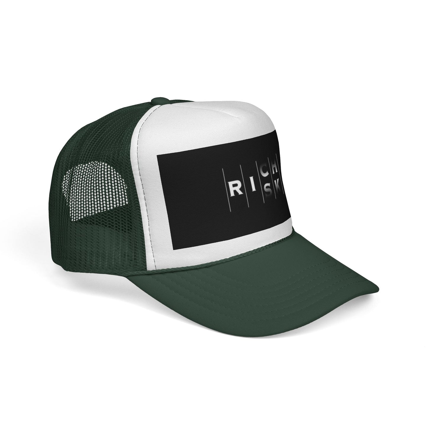 Bold Risk Trucker Cap | Unique Casual Headwear, Summer Accessories, Festival Gear, Gift for Him