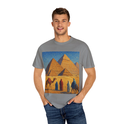 Desert Adventure T-Shirt - Vintage Egypt, Travel Tee, Unisex Gift, Graphic Tee for Wanderers, Summer Style