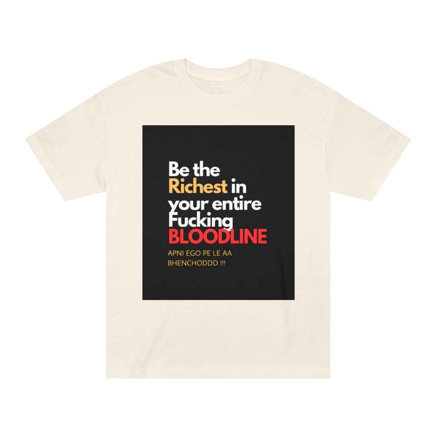 Bold Statement Unisex Classic Tee, Graphic T-Shirt, Motivational Shirt, Unique Gift for Friends, Casual Wear, Everyday Style