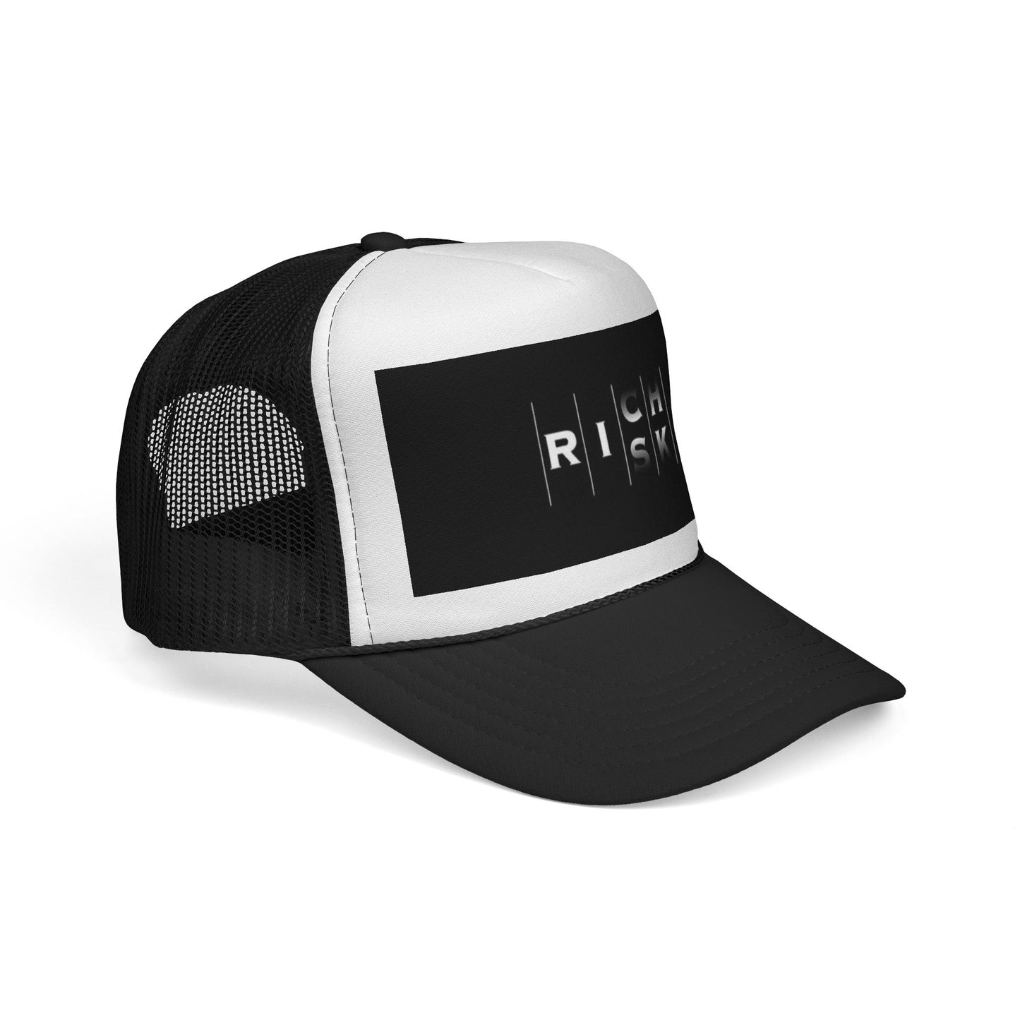 Bold Risk Trucker Cap | Unique Casual Headwear, Summer Accessories, Festival Gear, Gift for Him