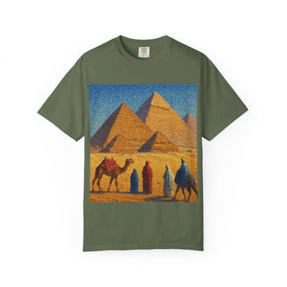 Desert Adventure T-Shirt - Vintage Egypt, Travel Tee, Unisex Gift, Graphic Tee for Wanderers, Summer Style