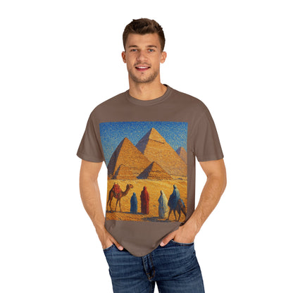 Desert Adventure T-Shirt - Vintage Egypt, Travel Tee, Unisex Gift, Graphic Tee for Wanderers, Summer Style