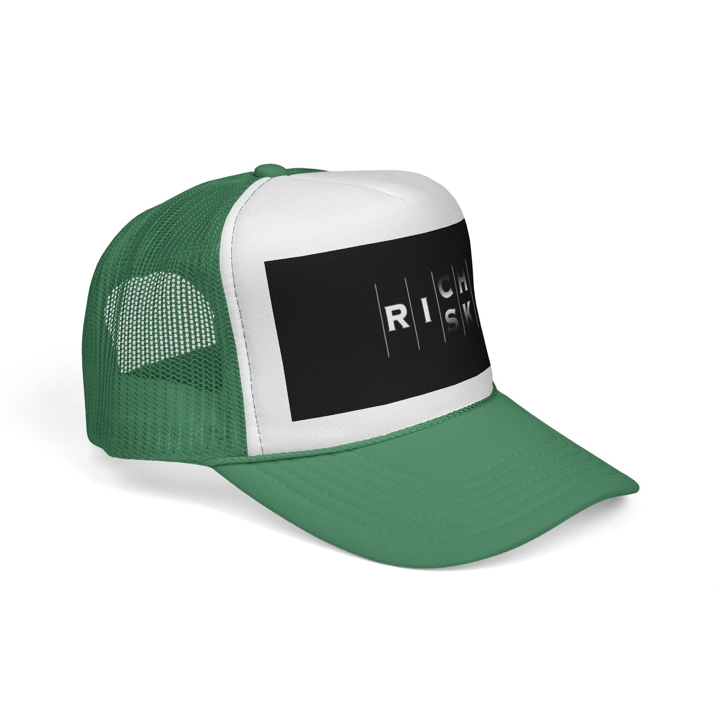 Bold Risk Trucker Cap | Unique Casual Headwear, Summer Accessories, Festival Gear, Gift for Him