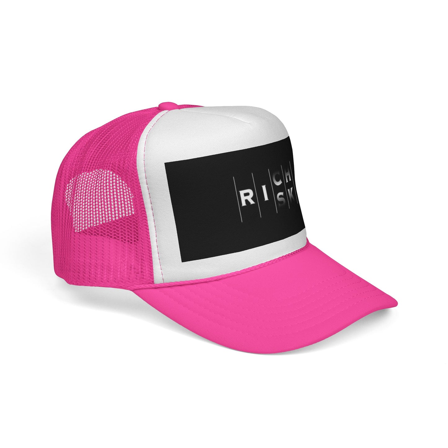 Bold Risk Trucker Cap | Unique Casual Headwear, Summer Accessories, Festival Gear, Gift for Him
