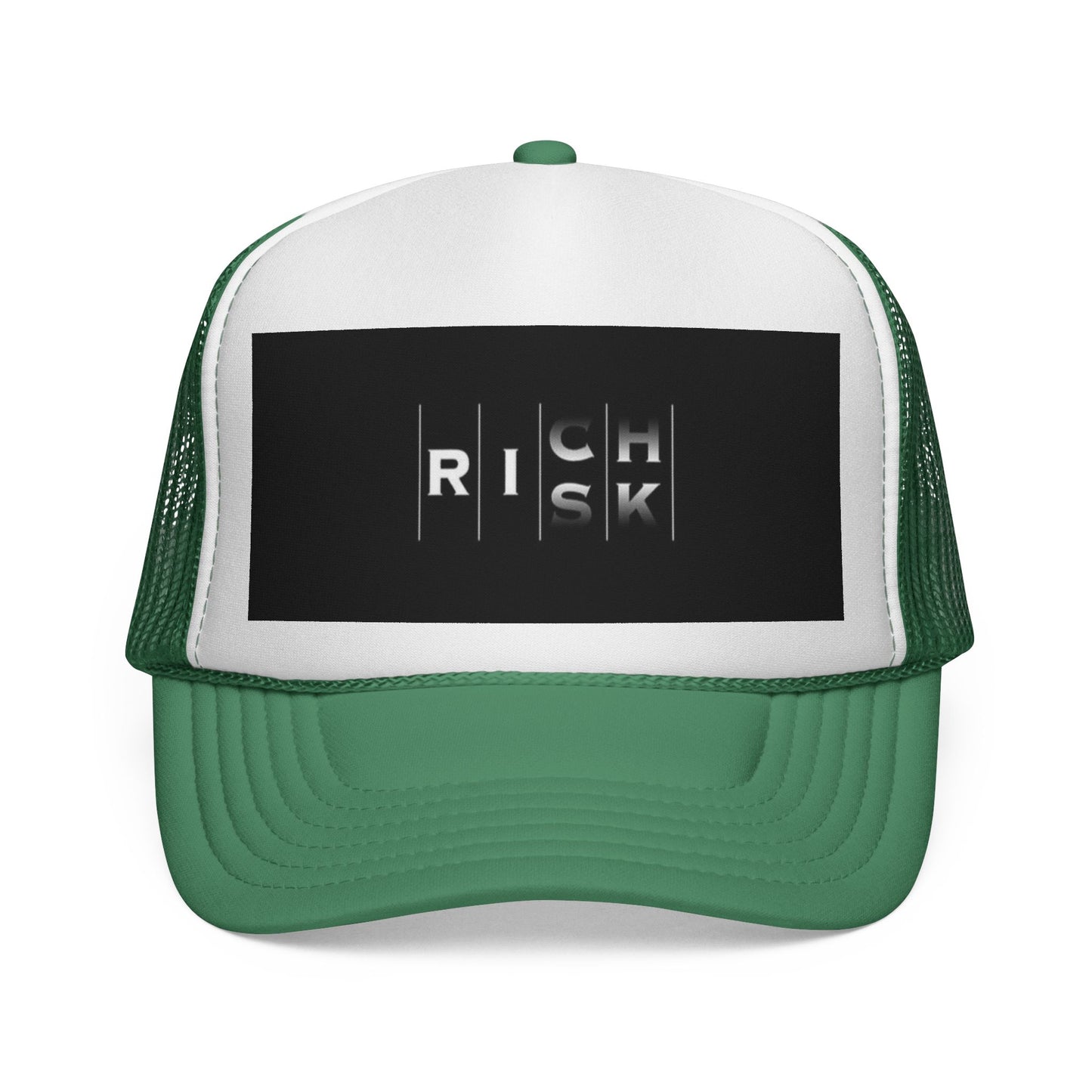 Bold Risk Trucker Cap | Unique Casual Headwear, Summer Accessories, Festival Gear, Gift for Him