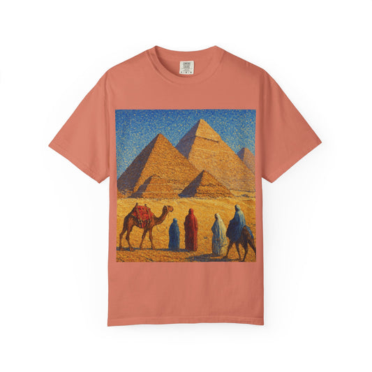 Desert Adventure T-Shirt - Vintage Egypt, Travel Tee, Unisex Gift, Graphic Tee for Wanderers, Summer Style