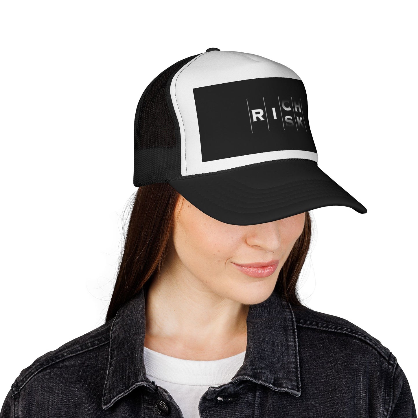 Bold Risk Trucker Cap | Unique Casual Headwear, Summer Accessories, Festival Gear, Gift for Him