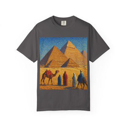 Desert Adventure T-Shirt - Vintage Egypt, Travel Tee, Unisex Gift, Graphic Tee for Wanderers, Summer Style