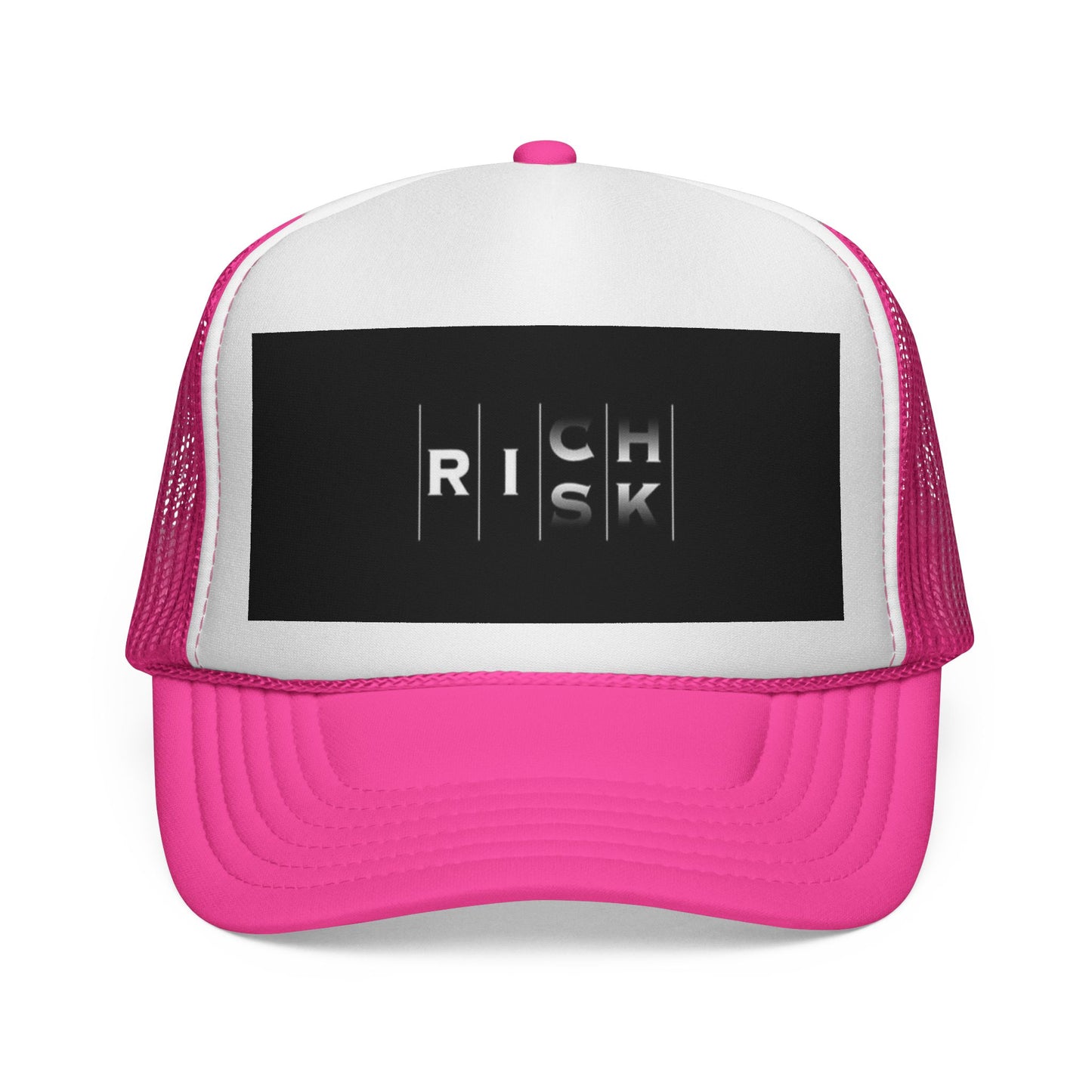 Bold Risk Trucker Cap | Unique Casual Headwear, Summer Accessories, Festival Gear, Gift for Him