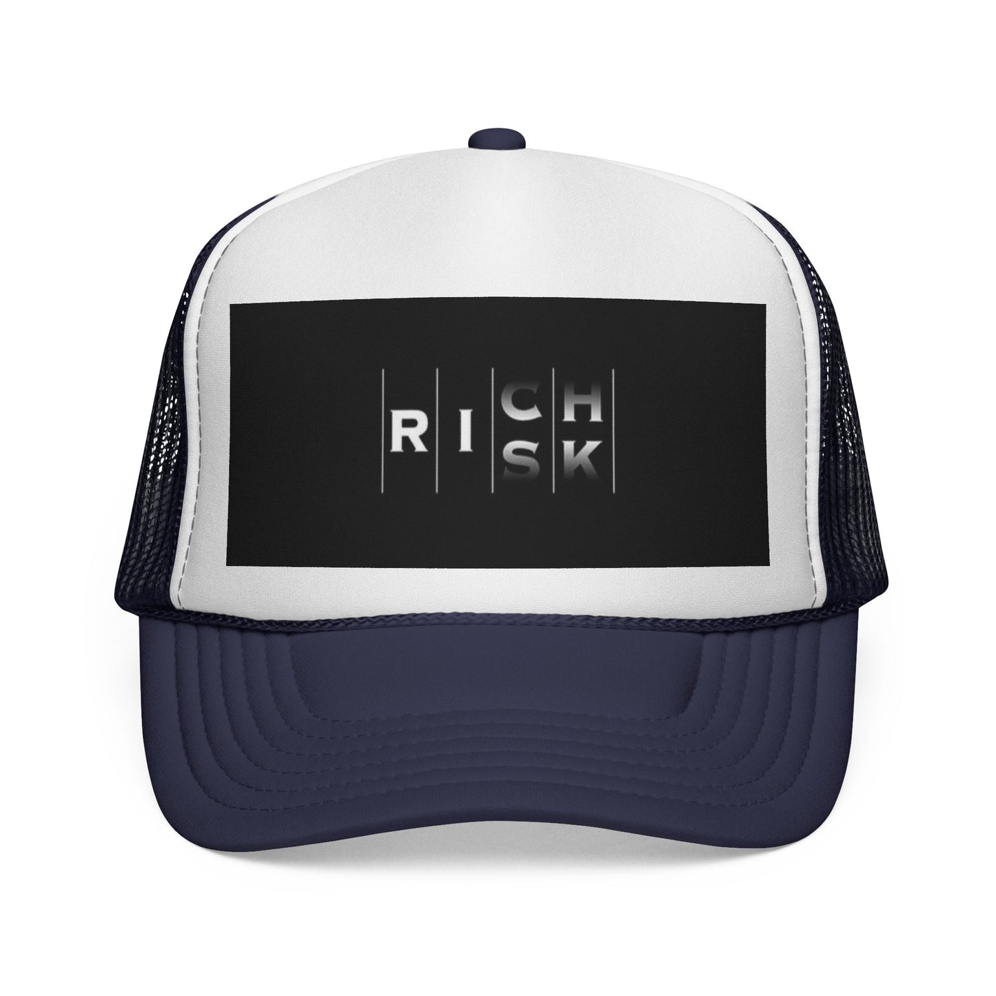 Bold Risk Trucker Cap | Unique Casual Headwear, Summer Accessories, Festival Gear, Gift for Him