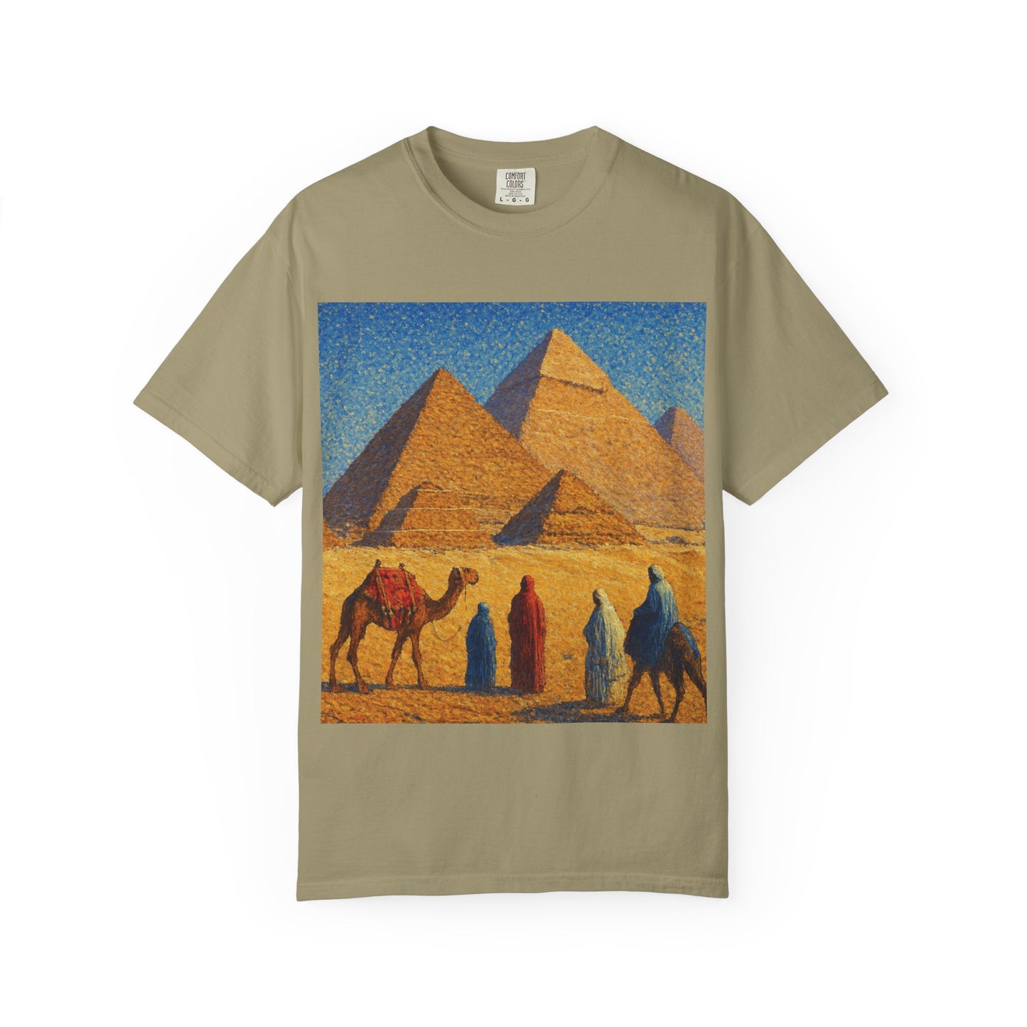 Desert Adventure T-Shirt - Vintage Egypt, Travel Tee, Unisex Gift, Graphic Tee for Wanderers, Summer Style