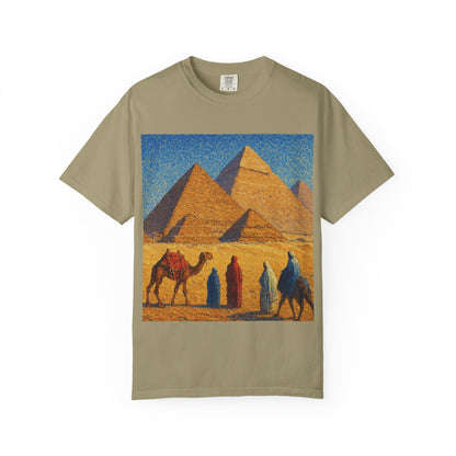 Desert Adventure T-Shirt - Vintage Egypt, Travel Tee, Unisex Gift, Graphic Tee for Wanderers, Summer Style