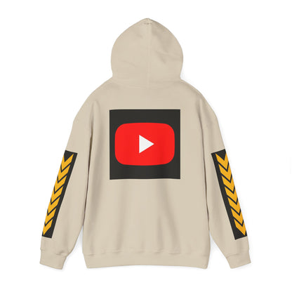 Trendy Graphic Hoodie for Creators | Unisex Heavy Blend™ Sweatshirt, YouTube Hoodie, Casual Streetwear, Gift for Gamers, Cozy Fashion