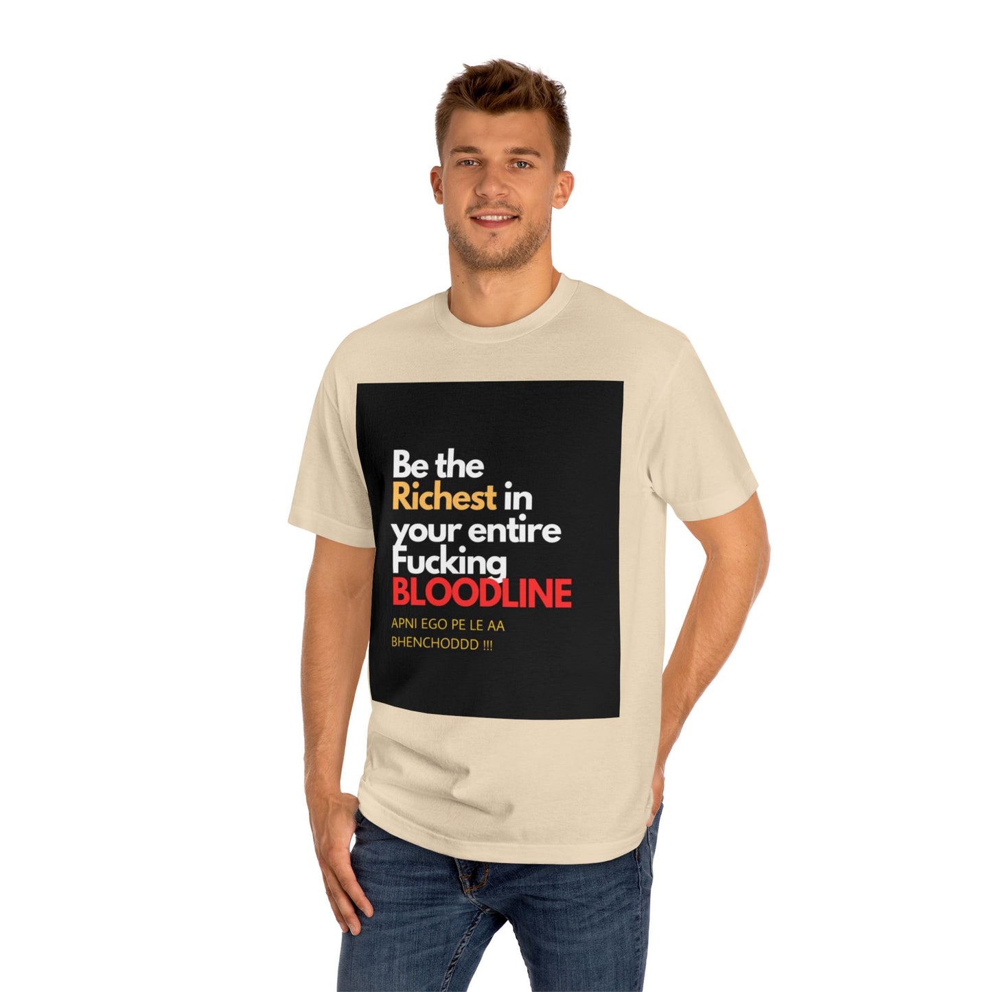 Bold Statement Unisex Classic Tee, Graphic T-Shirt, Motivational Shirt, Unique Gift for Friends, Casual Wear, Everyday Style