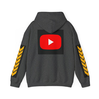 Trendy Graphic Hoodie for Creators | Unisex Heavy Blend™ Sweatshirt, YouTube Hoodie, Casual Streetwear, Gift for Gamers, Cozy Fashion