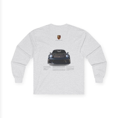 Porsche Unisex Long Sleeve Tee, Car Enthusiast Gift, Vintage Automotive Apparel, Race Day Clothing, Casual Streetwear