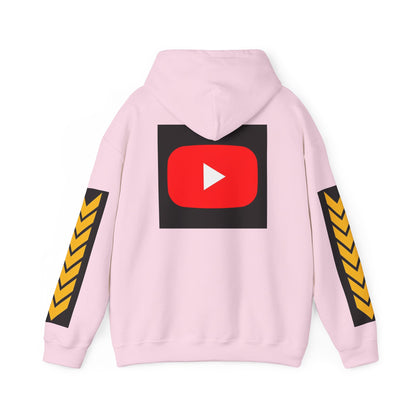 Trendy Graphic Hoodie for Creators | Unisex Heavy Blend™ Sweatshirt, YouTube Hoodie, Casual Streetwear, Gift for Gamers, Cozy Fashion