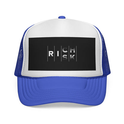 Bold Risk Trucker Cap | Unique Casual Headwear, Summer Accessories, Festival Gear, Gift for Him